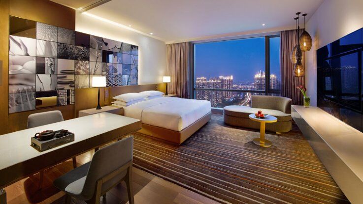 Hyatt Regency Suzhou Hotell Suzhou  Exteriör bild